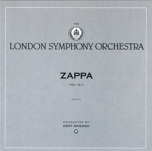 Image of Front Cover of 2xCD - VG+/VG+ - FRANK ZAPPA LONDON SYMPHONY ORCHESTRA CONDUCTED BY KENT NAGANO, London Symphony Orchestra, Vol. 1 & 2 (Rykodisc; RCD 10540/41, Europe Reissue, Sony DADC), ,  - 3016413C