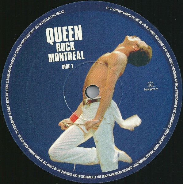 Image of Label Cover of 3xLP - VG/VG - QUEEN, Rock Montreal (Parlophone; 50999 50 0 1 1, UK & Europe 2007, Box Set, 3 Inners), Light scuffs on all LPs, light wear to box, one corner crease,  - 3046302S