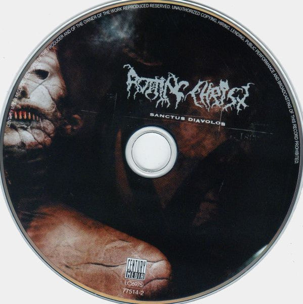 Image of Label Cover of LP - VG/VG+ - ROTTING CHRIST, Sanctus Diavolos (Century Media; 77514-2, Europe 2004), ,  - 3156006S