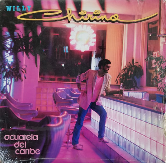 Image of Front Cover of LP - VG/VG - WILLY CHIRINO, Acuarela Del Caribe (CBS Discos International ; DIL-80228, US 1989, Picture Sleeve), light wear to sleeve. strong VG,  - 3146037S