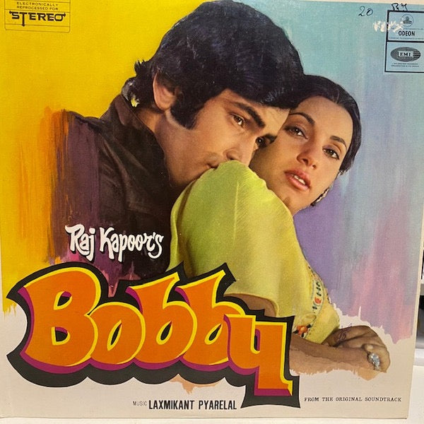 Image of Front Cover of LP - VG/G+ - LAXMIKANT PYARELAL, Bobby (Odeon; D/MOCE 4192, India 1973, Pasteback Sleeve), Light marks only.,  - 3116002C