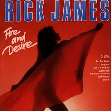 Image of Front Cover of 2xLP - VG/VG - RICK JAMES, Fire And Desire (Gordy; 80051, Germany 1984, Inner, Poster), Strong VG with poster!,  - 3116004C