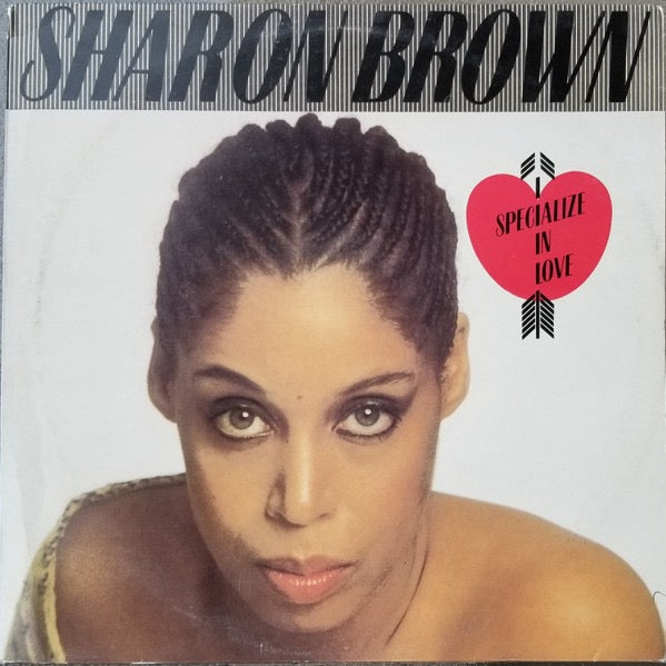 Image of Front Cover of 12" - VG/VG - SHARON BROWN, I Specialize In Love (Virgin; VS 494-12, UK 1982, Picture Sleeve, Vocal Mix Version), Light Marks only., This edition is visually identical to the regular edition but side B plays the Vocal Remix version, which is 113.5 BPM and has duration 6:08. The B-side label is the same as on the original, wrongly stating Instrumental with duration 6:00. - 3116009C