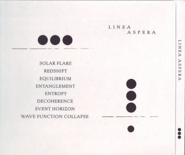 Image of Back Cover of CD - VG+/VG+ - LINEA ASPERA, Linea Aspera LP II (; none, Europe 2021 Reissue, Insert), ,  - 3116023C