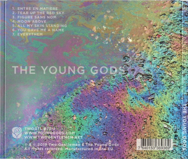 Image of Back Cover of CD - VG+/VG+ - THE YOUNG GODS, Data Mirage Tangram (Two Gentlemen Records; TWOGTL 073-2, Europe 2019, Digipak), ,  - 3116024C