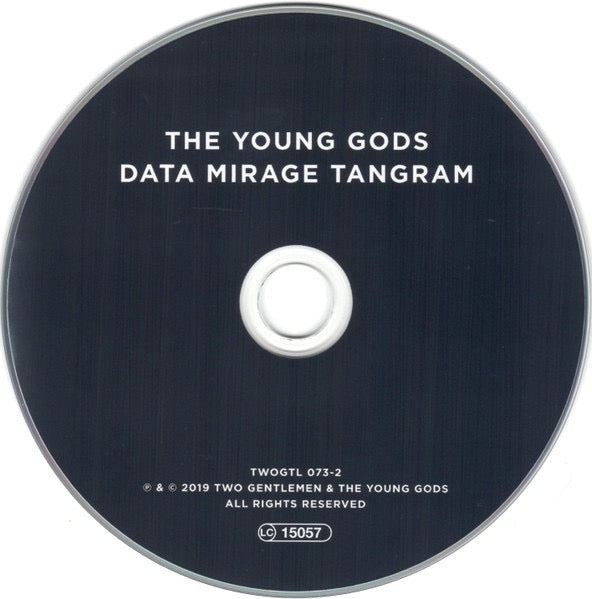 Image of Label Cover of CD - VG+/VG+ - THE YOUNG GODS, Data Mirage Tangram (Two Gentlemen Records; TWOGTL 073-2, Europe 2019, Digipak), ,  - 3116024C