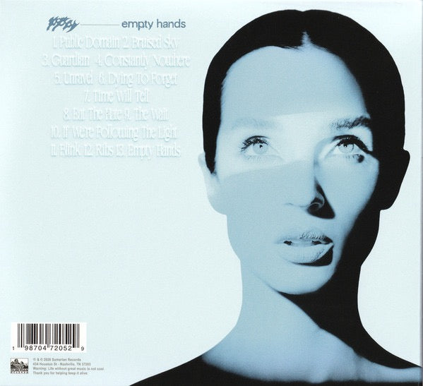 Image of Back Cover of CD - VG+/VG+ - POPPY, Empty Hands (Sumerian Records; SUM3637, Worldwide 2026, Digipak, Booklet), ,  - 3116026C