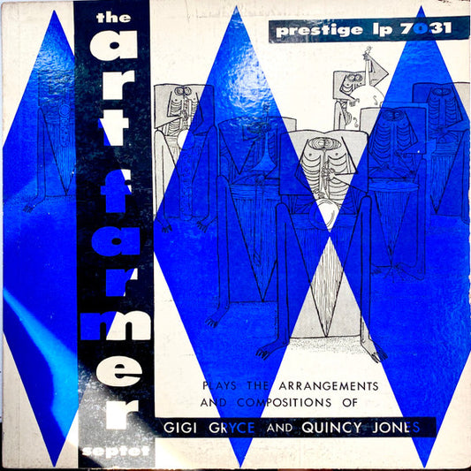 Image of Front Cover of LP - VG/VG - THE ART FARMER SEPTET, The Art Farmer Septet (Prestige NYC Address, Deep Groove; PRLP 7031, US 1956), Some Edge and Ring Wear.,  - 3126036E