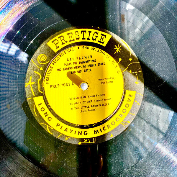 Image of Label Cover of LP - VG/VG - THE ART FARMER SEPTET, The Art Farmer Septet (Prestige NYC Address, Deep Groove; PRLP 7031, US 1956), Some Edge and Ring Wear.,  - 3126036E