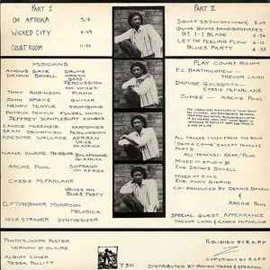 Image of Back Cover of LP - G+/VG - R.A.P.P., Wicked City (Y Records ; Y 30, UK 1982, Missing the insert), Sleeve has small tears on rear, staining, creases.,  - 3126019E