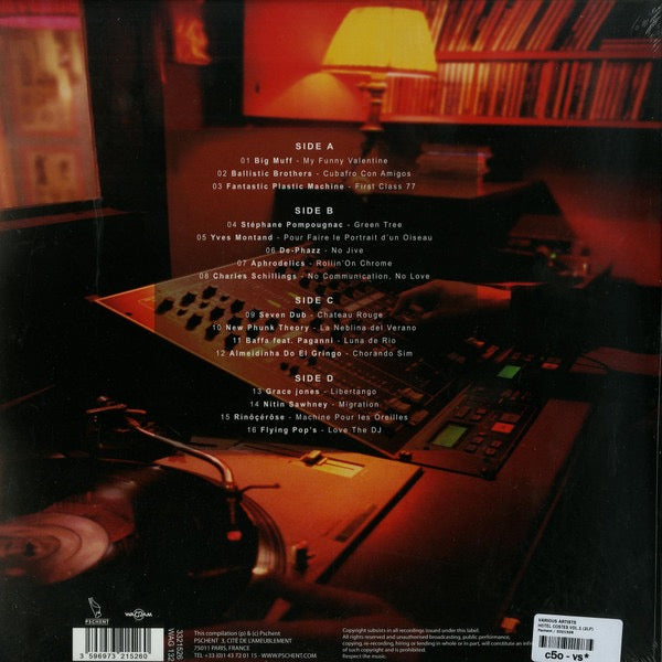 Image of Back Cover of 2xLP - NEW/NEW - STEPHANE POMPOUGNAC, Hotel Costes (France Et Choiseul) (Pschent; 3321526, France 2015, Inner, Compilation), ,  - 3036131E