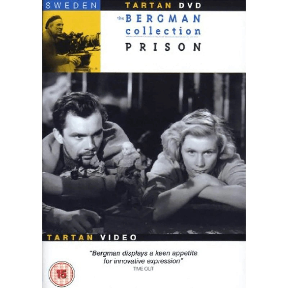 Image of Front Cover of DVD - VG+/VG+ - INGMAR BERGMAN, Prison (Tartan DVD; TVD 3578,  , Insert), ,  - 3136057E
