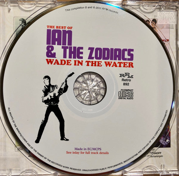 Image of Label Cover of CD - VG+/VG - IAN & THE ZODIACS, Wade In The Water: The Best Of Ian & The Zodiacs (RPM Records; Retro 892, UK 2011, Jewel Case), Mark on disc, plays fine,  - 3136060E