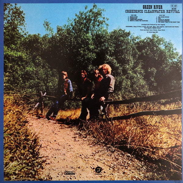 Image of Back Cover of LP - VG/VG - CREEDENCE CLEARWATER REVIVAL, Green River (Fantasy; 68.503, France 1981), ,  - 3146080S