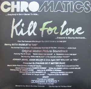 Image of Back Cover of 2xLP - VG+/VG+ - CHROMATICS, Kill For Love (Italians Do It Better; IDIB038, US 2016 Reissue, Insert, 180 Gram Clear / Red Split Vinyl, Ltd to 3000), Still In Opened Shrinkwrap,  - 3146090S