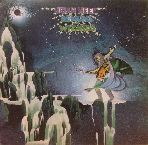 Image of Front Cover of LP - VG/G - URIAH HEEP, Demons And Wizards (Bronze; ILPS 9193, UK 1972, Tinsley Robor Group Ltd Gatefold Sleeve, No Inner), Light marks, No Inner,  - 3116080C