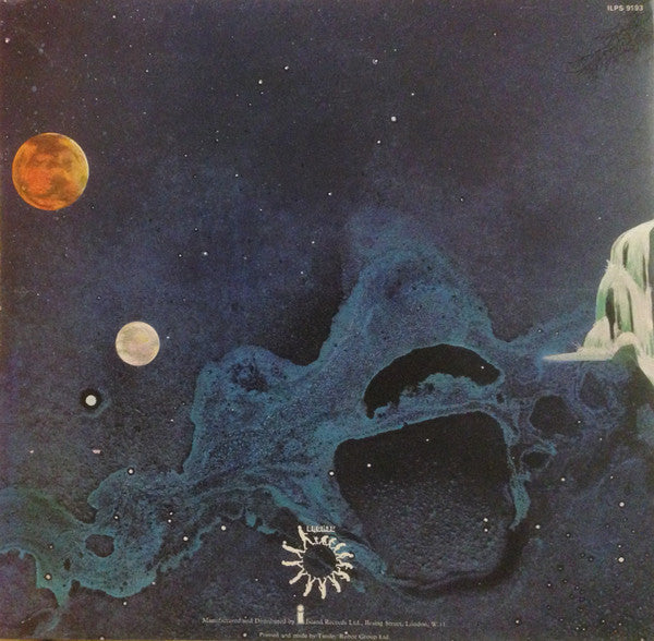 Image of Back Cover of LP - VG/G - URIAH HEEP, Demons And Wizards (Bronze; ILPS 9193, UK 1972, Tinsley Robor Group Ltd Gatefold Sleeve, No Inner), Light marks, No Inner,  - 3116080C