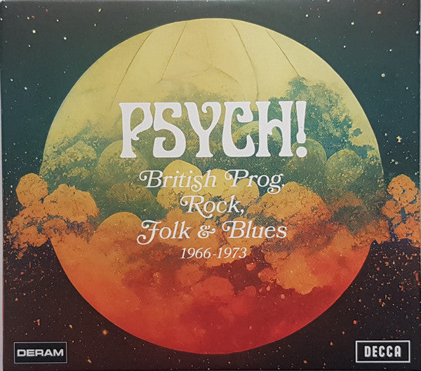 Image of Front Cover of 3xCD - VG+/VG+ - VARIOUS, Psych! British Prog, Rock, Folk & Blues 1966-1973 (Decca; 5399471, Worldwide 2024, Double Gatefold, Booklet), Small tear at the back of the case,  - 3136067E