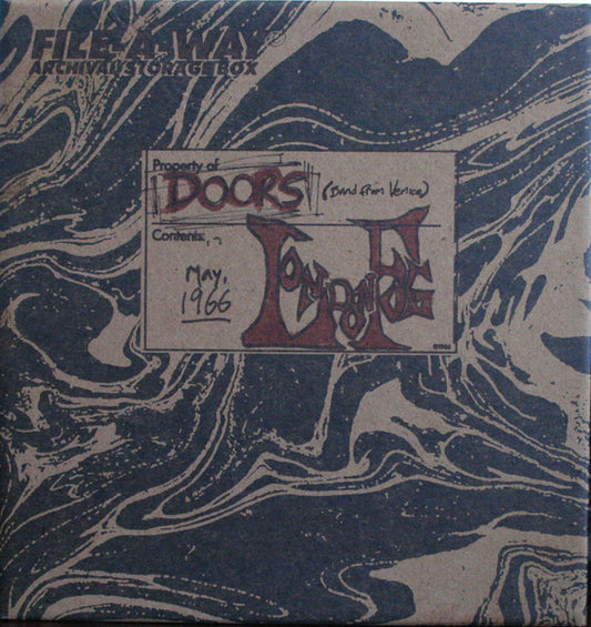 Image of Front Cover of 2x10" LP - VG+/VG+ - DOORS, London Fog 1966 (Rhino Records; R1-557774, USA, Canada & Europe 2016, Box Set, 4 Inserts, 4 Photos, Box number 01190, + CD, photos, beer mat, set list ), ,  - 3136068E