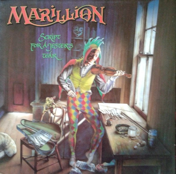 Image of Front Cover of LP - VG+/VG+ - MARILLION, Script For A Jester's Tear (EMI; EMC 3429, UK 1980s Reissue, Gatefold), ,  - 3116119C