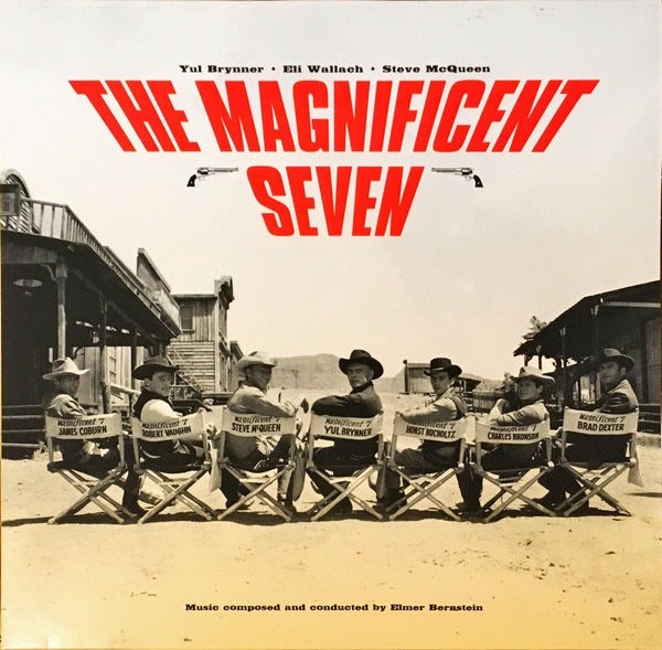 Image of Front Cover of LP - NEW/NEW - ELMER BERNSTEIN, The Magnificent Seven (WaxTime In Color; 950647, Europe 2018, Limited Edition, Stereo, 180g Yellow Vinyl), ,  - 3036146E