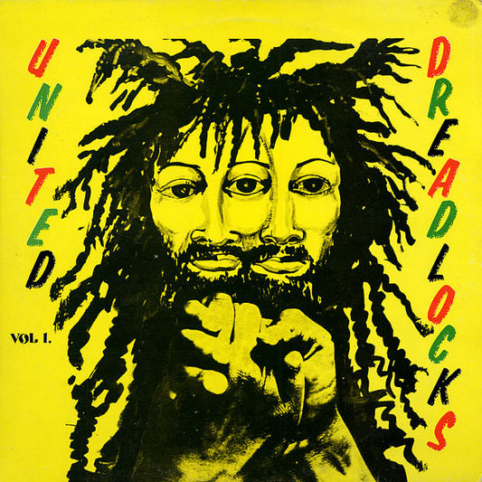 Image of Front Cover of LP - VG/VG+ - VARIOUS, United Dreadlocks Vol. 1 (Joe Gibbs Music; none, US 1980, Picture Sleeve), light creasing to sleeve,  - 3146121S