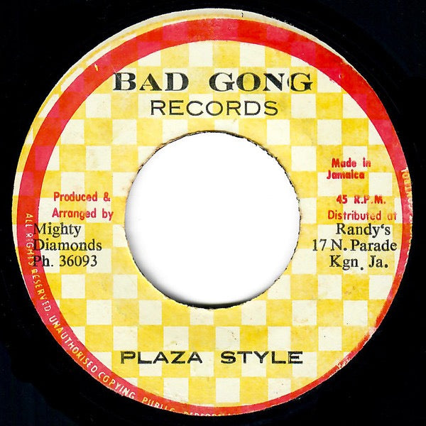 Image of Back Cover of 7" - /VG - MIGHTY DIAMONDS, Let Jah Son Shine (Bad Gong Records; none, Jamaica ), WOL.,  - 3116159C