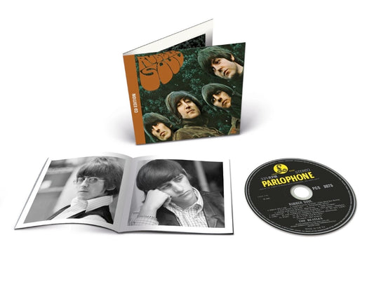 Image of Front Cover of CD - NEW/NEW - THE BEATLES, Rubber Soul - Special Edition Standard: 1CD (UMR/ Calderstone; 6572338, UK 2026 Reissue), , The Beatles' sixth album, Rubber Soul, released on December 3rd, 1965, newly mixed by producer Giles Martin and Sam Okell. Sourced directly from the original four-track master tapes, the audio is presented with remarkable clarity. The 1CD edition includes the new stereo mix, a 20-page booklet, housed in a gatefold digisleeve.  - 9408954C