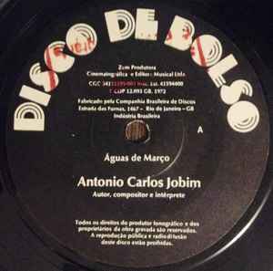Image of Front Cover of 7" - /VG+ - ANTONIO CARLOS JOBIM, JO O BOSCO, O Tom De Ant nio Carlos Jobim E O Tal De Jo o Bosco (Disco De Bolso; none, Brazil 1972, Inner sleeve only), Stamp on label.,  - 3156040S