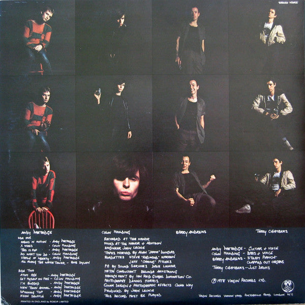 Image of Back Cover of LP - VG/VG - XTC, White Music (Virgin Green/Red labels; V 2095, UK 1980s Reissue, A2/B2 matrix), Hairlines & light scratches, edge & ring wear,  - 3246008S