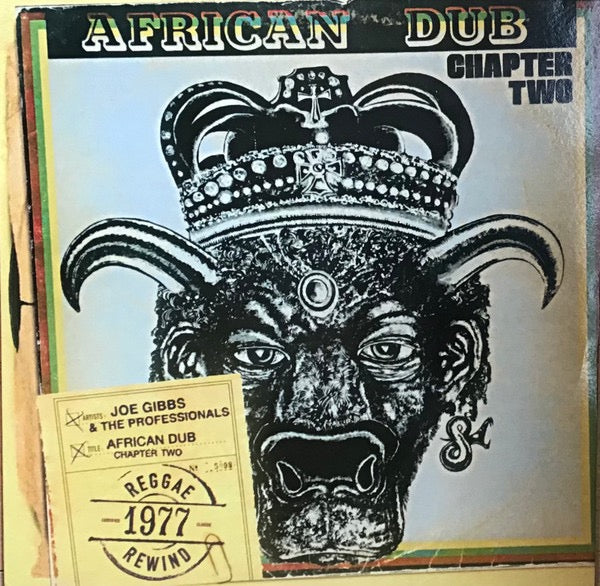 Image of Front Cover of LP - VG+/VG - JOE GIBBS & THE PROFESSIONALS, African Dub - All Mighty - Chapter Two (Joe Gibbs Record Globe; JGLP200, UK Reissue), ,  - 3116192C