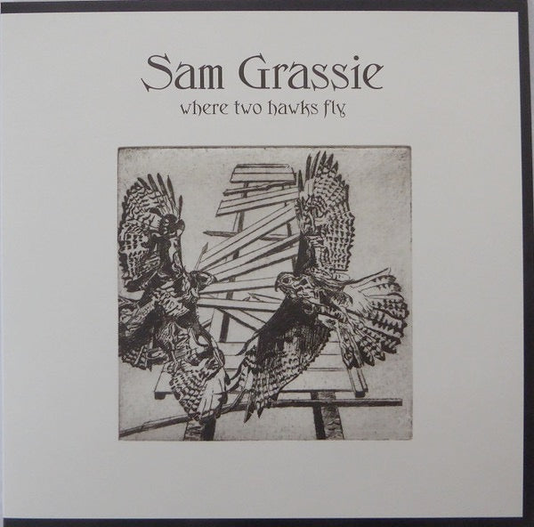 Image of Front Cover of LP - NEW/NEW - SAM GRASSIE, Where Two Hawks Fly (Broadside Hacks; BH-021, UK 2026), ,  - 3116213C