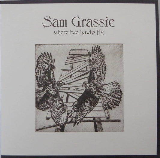 Image of Front Cover of LP - NEW/NEW - SAM GRASSIE, Where Two Hawks Fly (Broadside Hacks; BH-021, UK 2026), ,  - 3116213C