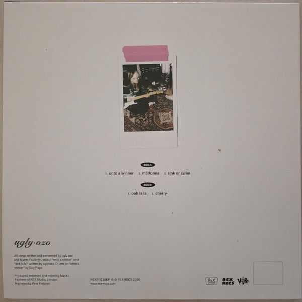 Image of Back Cover of 12" EP - NEW/NEW - UGLY OZO, Stargirl (Rex Recs; REXRECS5EP, UK 2025, Inner, Magenta Vinyl), ,  - 3116221C