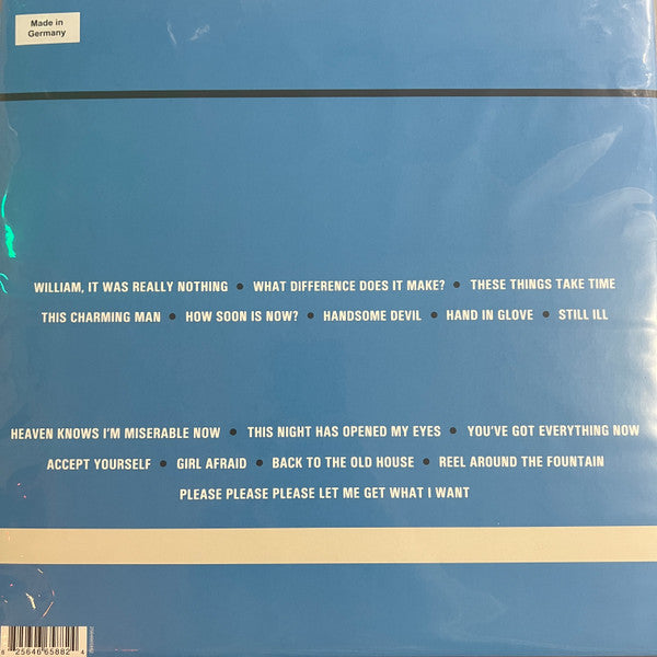 Image of Back Cover of LP - VG+/VG+ - THE SMITHS, Hatful Of Hollow (Rhino Records; 2564665882, UK, Europe & US 2023 Reissue, Gatefold, 2 Inners), Light hairline on B side. Clean copy all around.,  - 3146141S