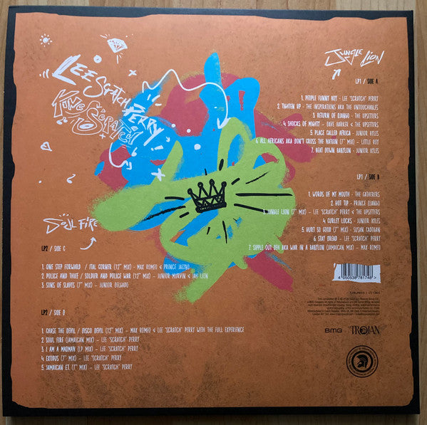 Image of Back Cover of 2xLP - EX/EX - LEE PERRY, King Scratch (Musical Masterpieces from the Upsetter Ark-ive) (Trojan Records; TJDLP605, UK 2022, Gatefold), ,  - 3146181S