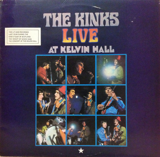 Image of Front Cover of LP - VG/VG+ - THE KINKS, Live At Kelvin Hall (Precision; NSPL 18191, UK 1981 Reissue), Edge and Ring Wear,  - 3146194S