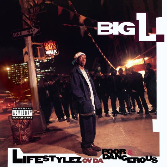 Image of Front Cover of LP - NEW/NEW - BIG L, Lifestylez Ov Da Poor & Dangerous (; 19958414721, UK 2026 Reissue, Black Vinyl), , Rele4ased via Sony Legacy - Undisputed classic from the late, great, Harlem MC. Most tracks on the album feature slower tempos, which gave the soon-to-be-immortalised MC the chance to fully explore a range of flows and approaches. A x12 trk, single Black LP Vinyl. Marketing. - 9409035C