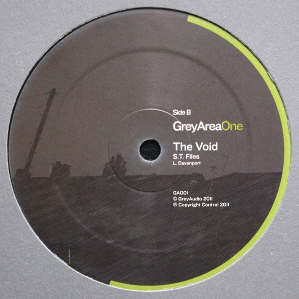 Image of Back Cover of 12" - /VG+ - S.T. FILES* + CALIBRE, Grey Area One (Grey Audio; GA001, UK 2011), ,  - 3146193S