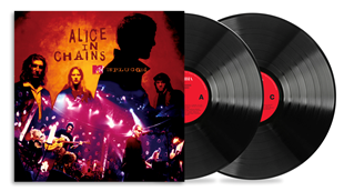 Image of Front Cover of LP - NEW/NEW - ALICE IN CHAINS, MTV Unplugged (Sony; 19802848671, Europe ), , Originally recorded in 1996, Alice In Chains MTV Unplugged captures one of the most powerful and intimate performances of the era. The set showcases Alice In Chains' signature blend of haunting melodies, acoustic arrangements, and raw emotional depth. Recorded at Brooklyn Academy of Music in NYC, the performance finds the band reimagining fan favorites including "Nutshell," "Down in a Hole," "Rooster," "Wou