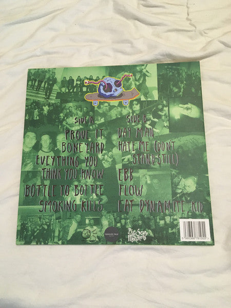 Image of Back Cover of LP - VG+/VG+ - GNARWOLVES, Gnarwolves (Big Scary Monsters; BSM154V, UK 2014, Insert, Limited Edition of 600 on Clear With Green Egg Vinyl), ,  - 3126051E