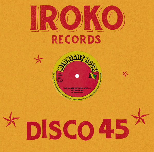 Image of Front Cover of 12" - EX/EX - TRISTON PALMER / JAH THOMAS, Time So Hard / Seek & Find (Iroko Records; BB98, France 2020, Company Sleeve), ,  - 3126156E