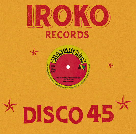 Image of Front Cover of 12" - EX/EX - TRISTON PALMER / JAH THOMAS, Time So Hard / Seek & Find (Iroko Records; BB98, France 2020, Company Sleeve), ,  - 3126156E