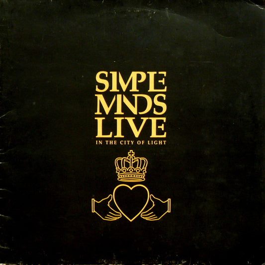 Image of Front Cover of 2xLP - VG/VG - SIMPLE MINDS, Live In The City Of Light (Virgin; SMDLX 1, UK 1987, Gatefold), Hairlines, edge wear,  - 3146198S