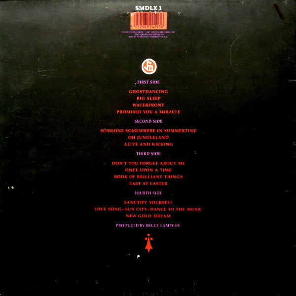 Image of Back Cover of 2xLP - VG/VG - SIMPLE MINDS, Live In The City Of Light (Virgin; SMDLX 1, UK 1987, Gatefold), Hairlines, edge wear,  - 3146198S