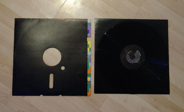 Image of Back Cover of 12" - G+/VG - NEW ORDER, Blue Monday (Factory; FAC 73, UK 1983, Die Cut Sleeve, Semi-Glossy Black Inner, A1/B2, Out-Voted Run Out.), Torn Rear Sleeve, Strong VG Vinyl,  - 3126066E