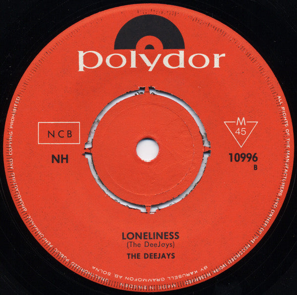 Image of Label Cover of 7" - G+/VG - THE DEEJAYS, You Must Be Joking (Polydor; NH 10996, Sweden 1965, Picture Sleeve), Sleeve is split most of the way on right edge. Light surface noise heard in quieter parts but overall sounds great.,  - 3156085S