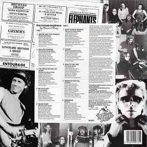 Image of Back Cover of LP - VG/VG+ - BREWERS DROOP FEATURING MARK KNOPFLER, DAVE EDMUNDS, The Booze Brothers (Red Lightnin'; RL0077, UK 1989), Edge Wear,  - 3146201S