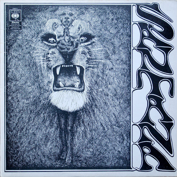 Image of Front Cover of LP - VG+/VG - SANTANA, Santana (Columbia; CS 9781, US 1969, Laminated Front Sleeve, Columbia 360 Sound US Disc With CBS Sticker Over Columbia Logo on Labels. UK Sleeve), ,  - 3126079E