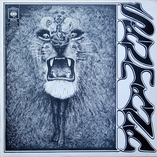 Image of Front Cover of LP - VG+/VG - SANTANA, Santana (Columbia; CS 9781, US 1969, Laminated Front Sleeve, Columbia 360 Sound US Disc With CBS Sticker Over Columbia Logo on Labels. UK Sleeve), ,  - 3126079E